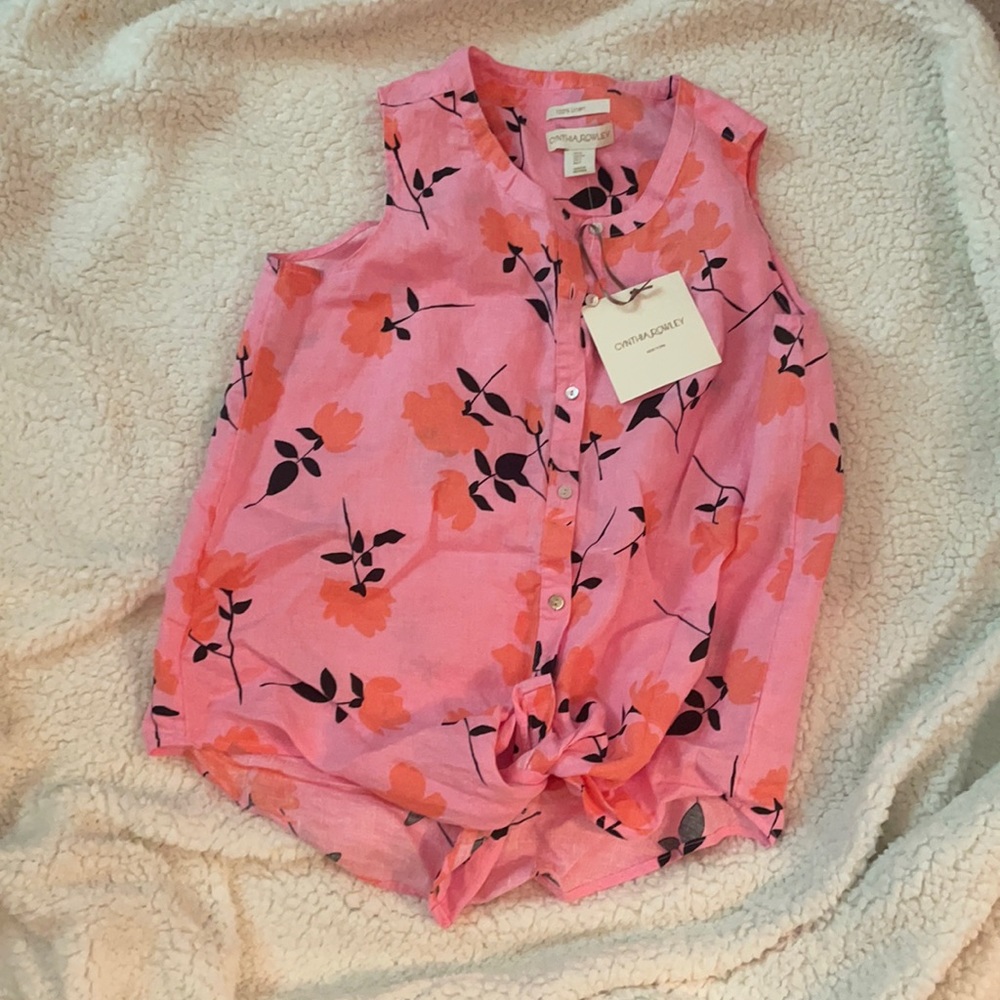 Cynthia Rowley linen top